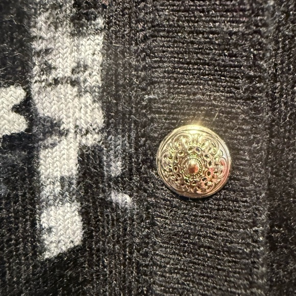 White House Black Market Floral Cardigan Small - Picture 3 of 4